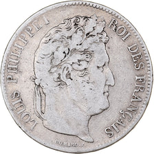 Francia, 5 Francs, Louis-Philippe, 1832, Bordeaux, Argento, MB, Gadoury:678