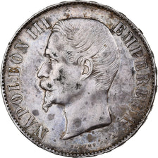 Francia, 5 Francs, Napoléon III, 1856, Paris, Plata, MBC+, Gadoury:734, Le