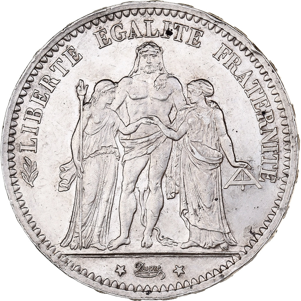 Francia, 5 Francs, Hercule, 1874, Paris, Plata, EBC, Gadoury:745a, KM:820.1