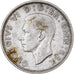 Gran Bretaña, George VI, Florin, Two Shillings, 1941, Plata, MBC, KM:855