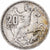 Grecja, 20 Drachmai, 1960, Srebro, EF(40-45), KM:73