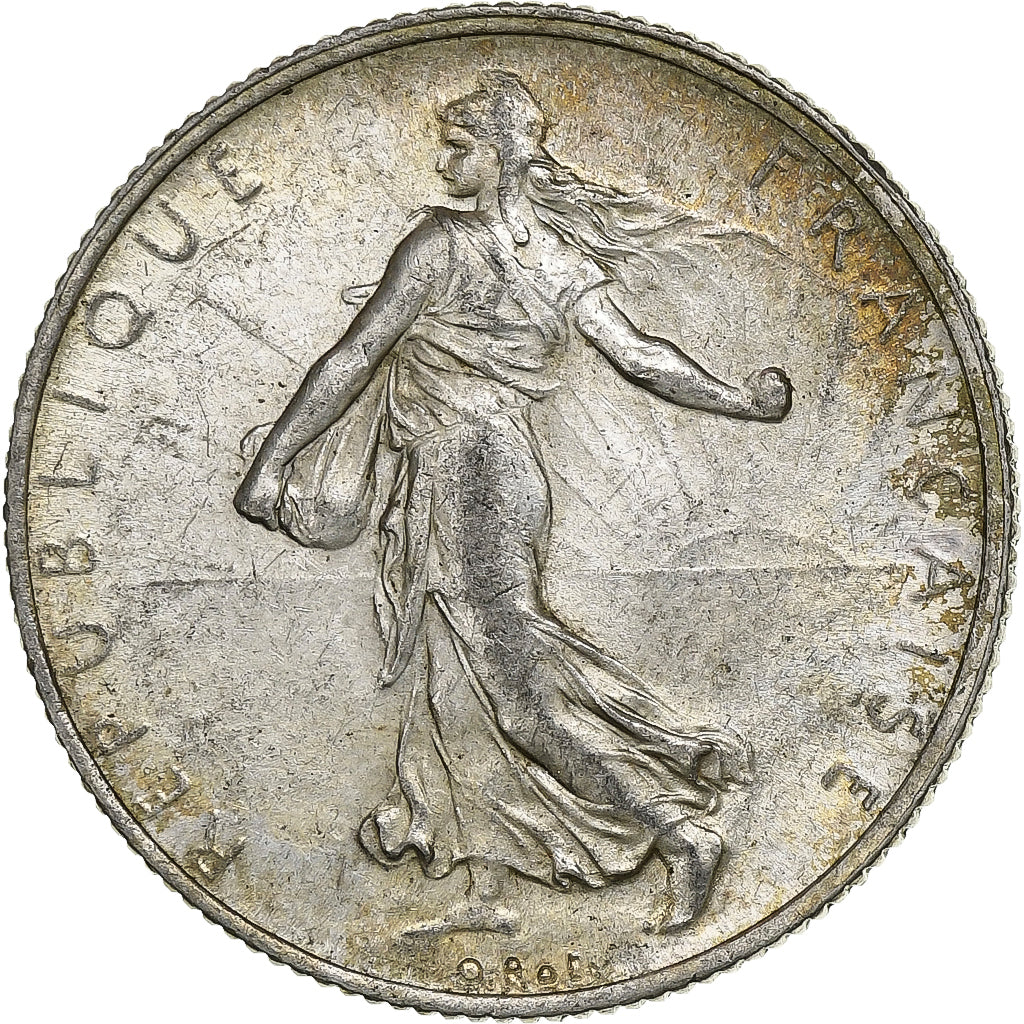 Frankreich, 2 Francs, Semeuse, 1920, Paris, Silber, VZ+, Gadoury:532, KM:845.1