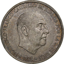 Spain, Caudillo and regent, 100 Pesetas, 1968, Silver, AU(55-58), KM:797