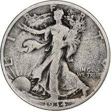 États-Unis, Half Dollar, Walking Liberty, 1934, Denver, Argent, B+, KM:142