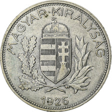Ungheria, Pengo, 1926, Budapest, Argento, BB+, KM:510