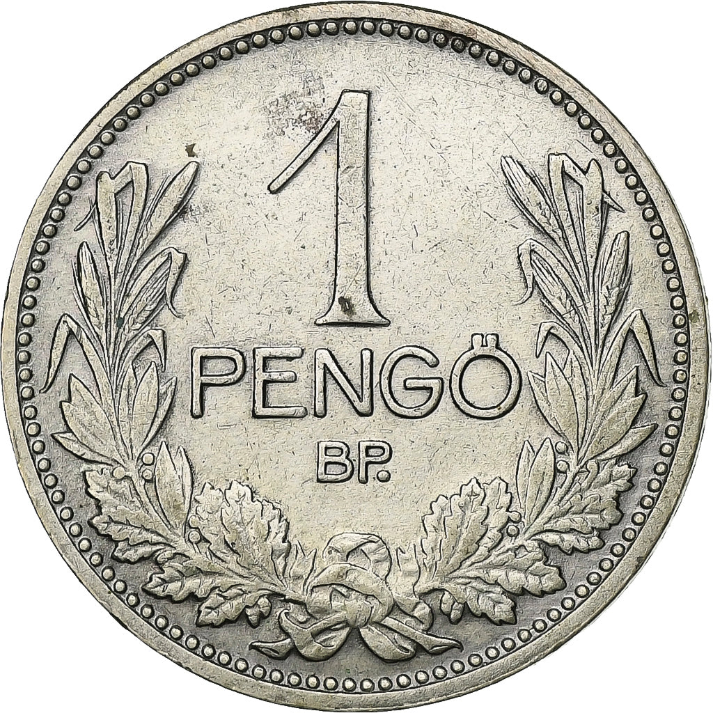 Ungheria, Pengo, 1926, Budapest, Argento, BB+, KM:510