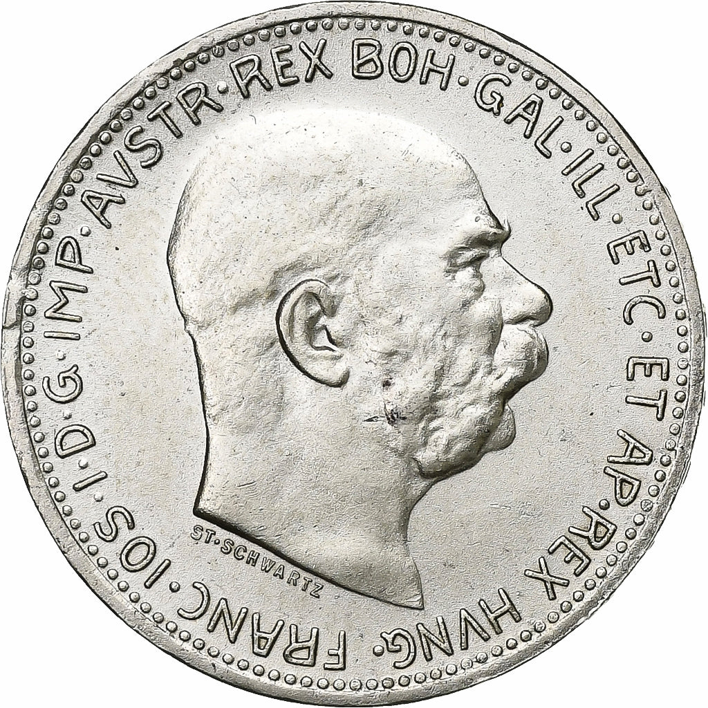 Autriche, Franz Joseph I, Corona, 1915, Argent, TTB+, KM:2820