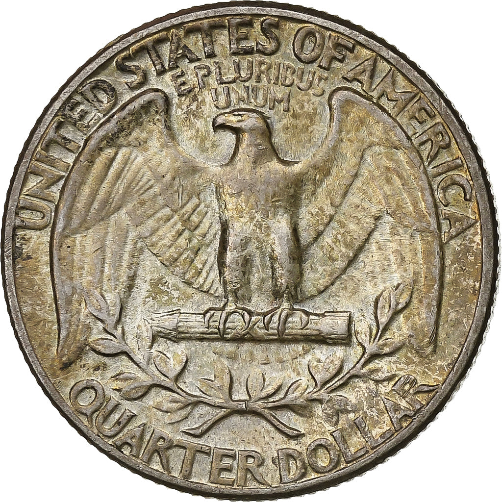 Estados Unidos, Quarter, Washington, 1950, Philadelphia, Plata, EBC, KM:164