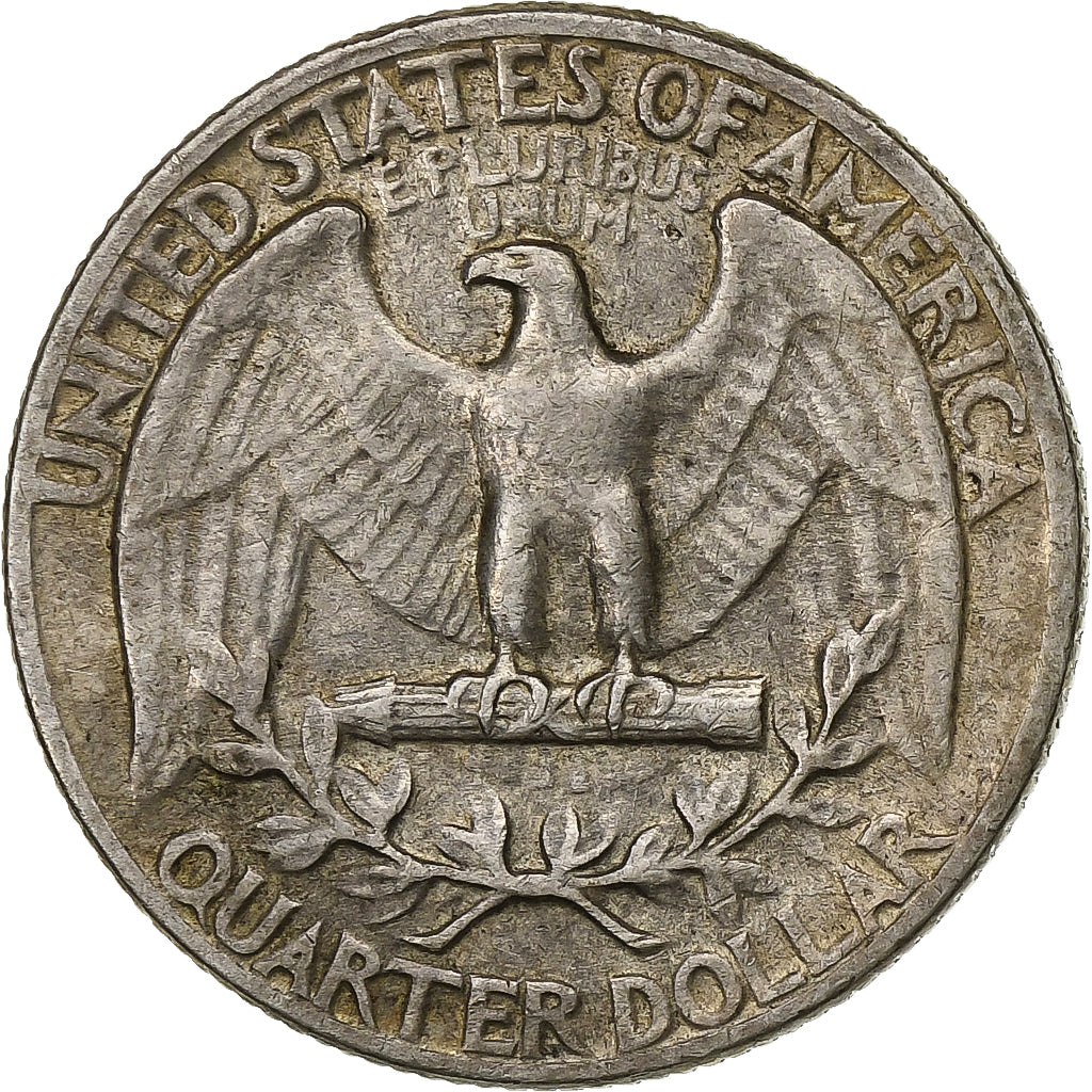 Estados Unidos da América, Quarter, Washington, 1954, Philadelphia, Prata