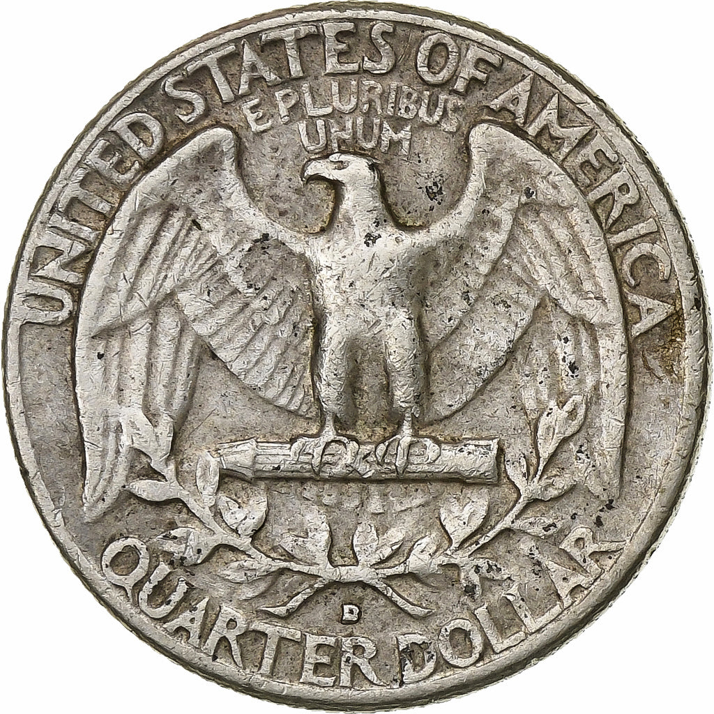 United States, Quarter, Washington, 1961, Denver, Silver, VF(30-35), KM:164