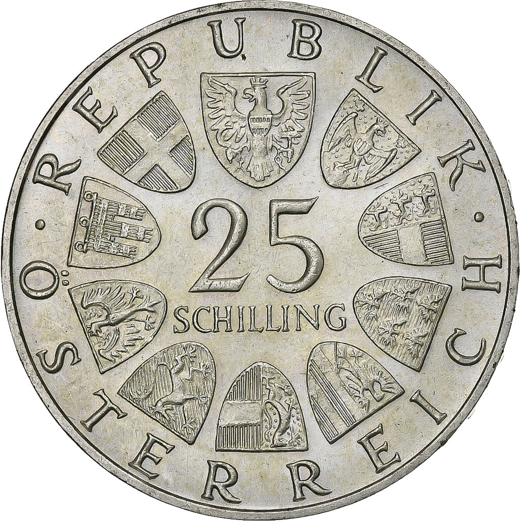 Austria, 25 Schilling, 1972, Vienna, Silver, MS(60-62), KM:2912