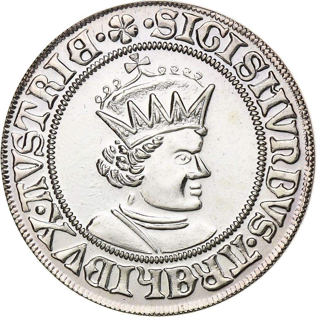 Austria, zeton, Tirol Schwazer Silberbergwerk, 1990, Plata, SC