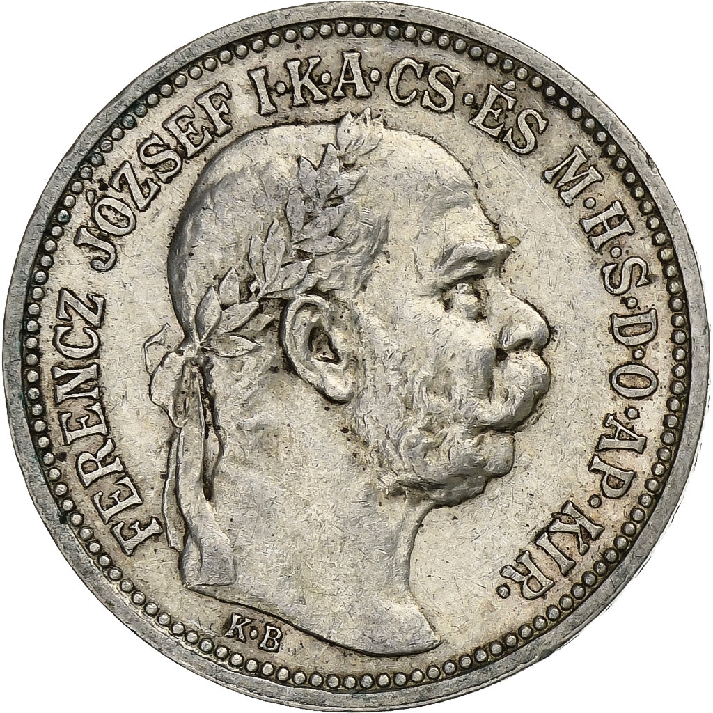 Hungary, Franz Joseph I, Korona, 1915, Kremnica, Silver, AU(50-53), KM:492