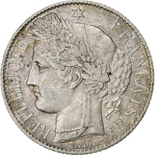 Francia, Franc, Cérès, 1887, Paris, Plata, MBC+, KM:822.1