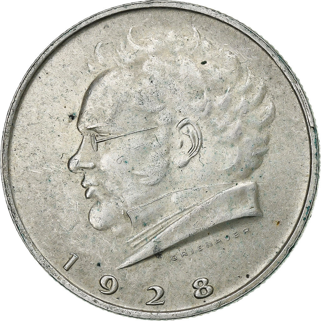 Österreich, 2 Schilling, 1928, Silber, VZ, KM:2843