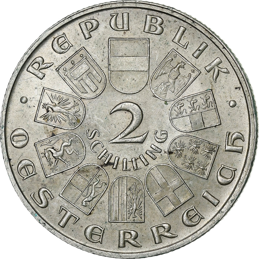 Austria, 2 Schilling, 1928, Argento, SPL-, KM:2843
