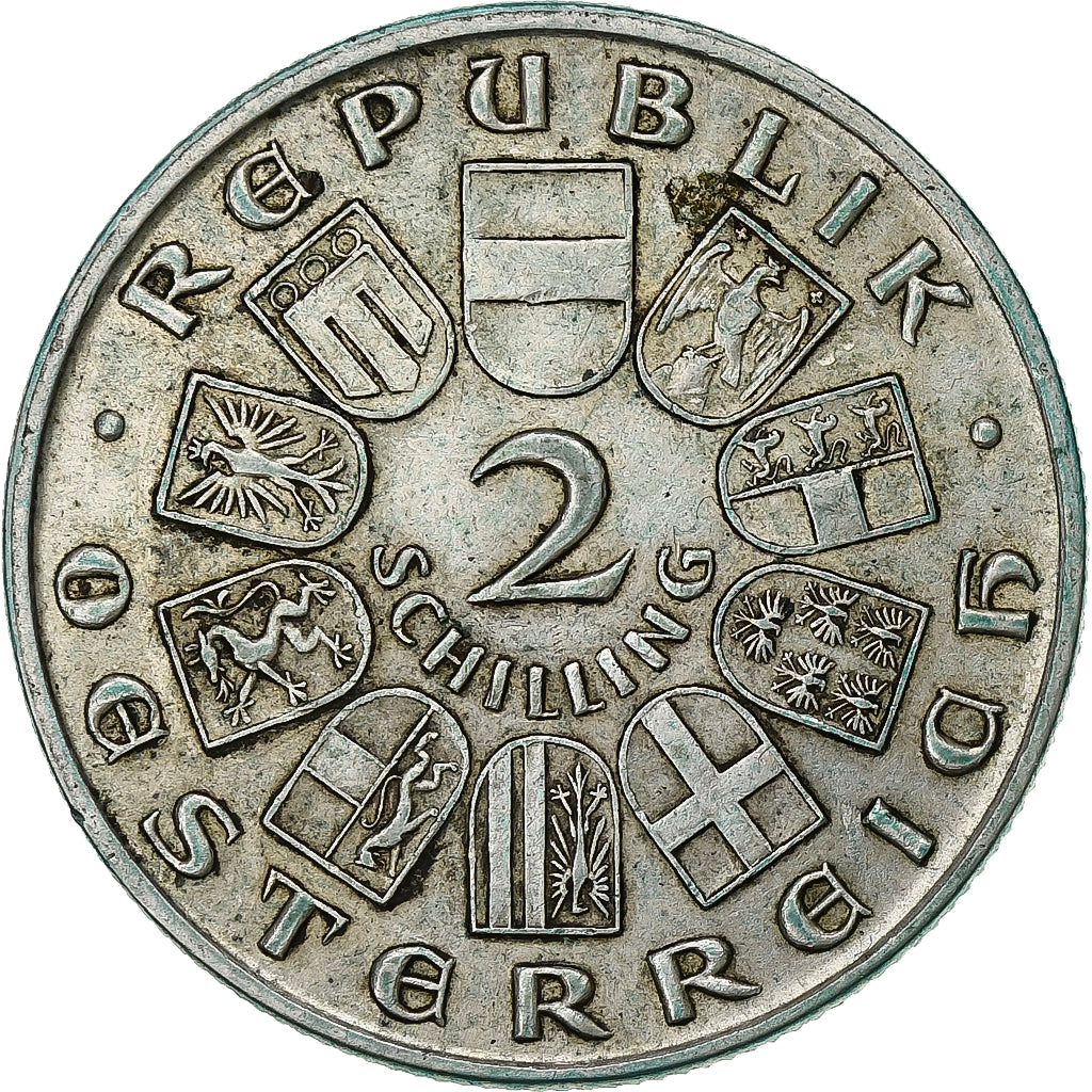 Austria, 2 Schilling, 1929, Silver, EF(40-45), KM:2844