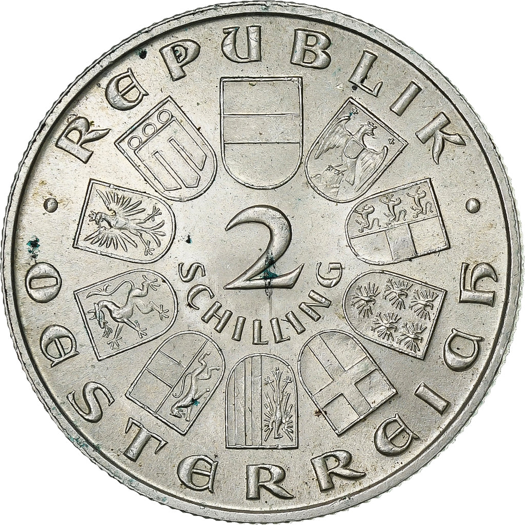 Austria, 2 Schilling, 1931, Silver, AU(55-58), KM:2847