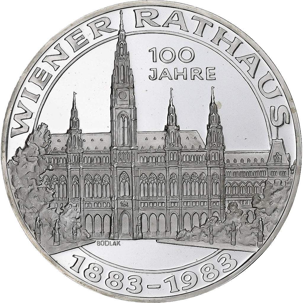 Austria, 500 Schilling, 1983, Vienna, Prueba, Plata, FDC, KM:2962