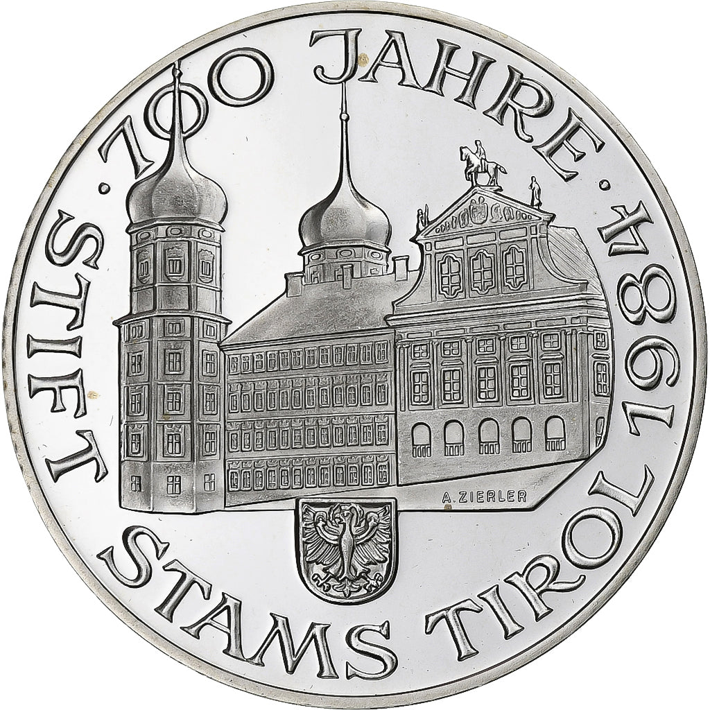 Austria, 500 Schilling, 1984, Vienna, Proof, Srebro, MS(65-70), KM:2967