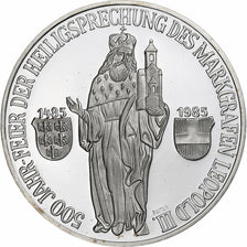 Austria, 500 Schilling, 1985, Vienna, Prueba, Plata, FDC, KM:2973