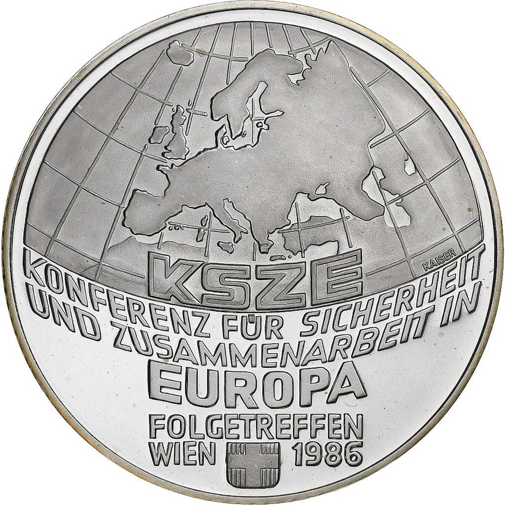 Autriche, 500 Schilling, 1986, Vienne, BE, Argent, FDC, KM:2979