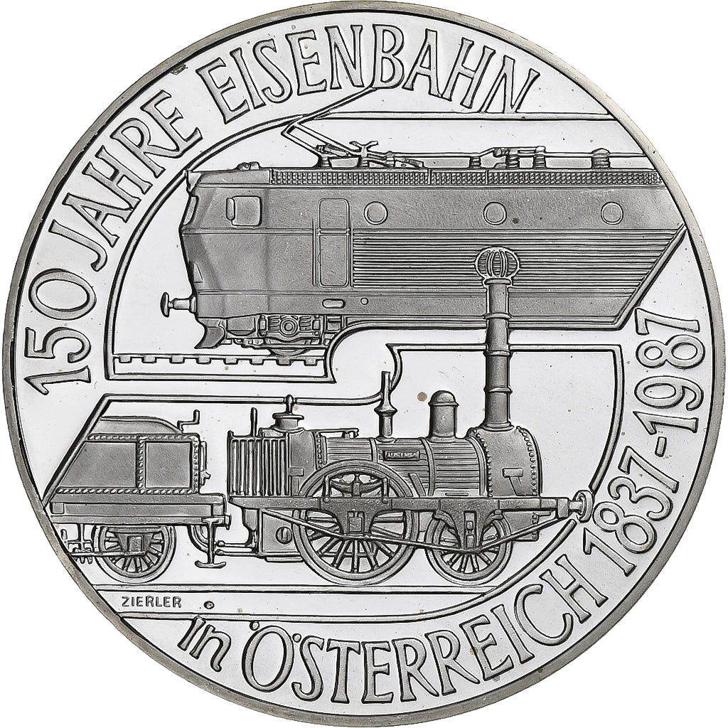 Austria, 500 Schilling, 1987, Vienna, Prueba, Plata, FDC, KM:2981