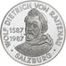 Austria, 500 Schilling, 1987, Vienna, FS, Argento, FDC, KM:2982