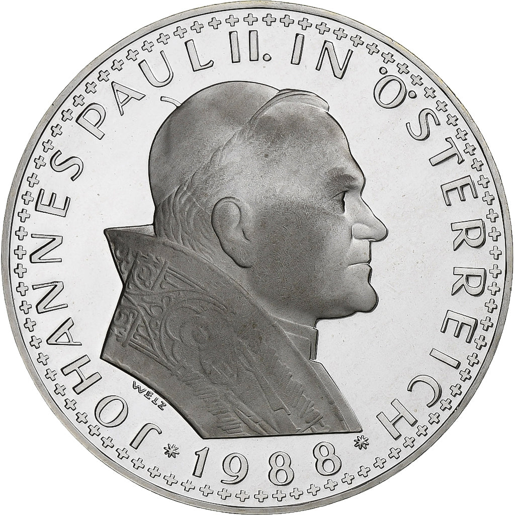 Austria, 500 Schilling, 1988, Vienna, Proof, Silver, MS(65-70), KM:2985