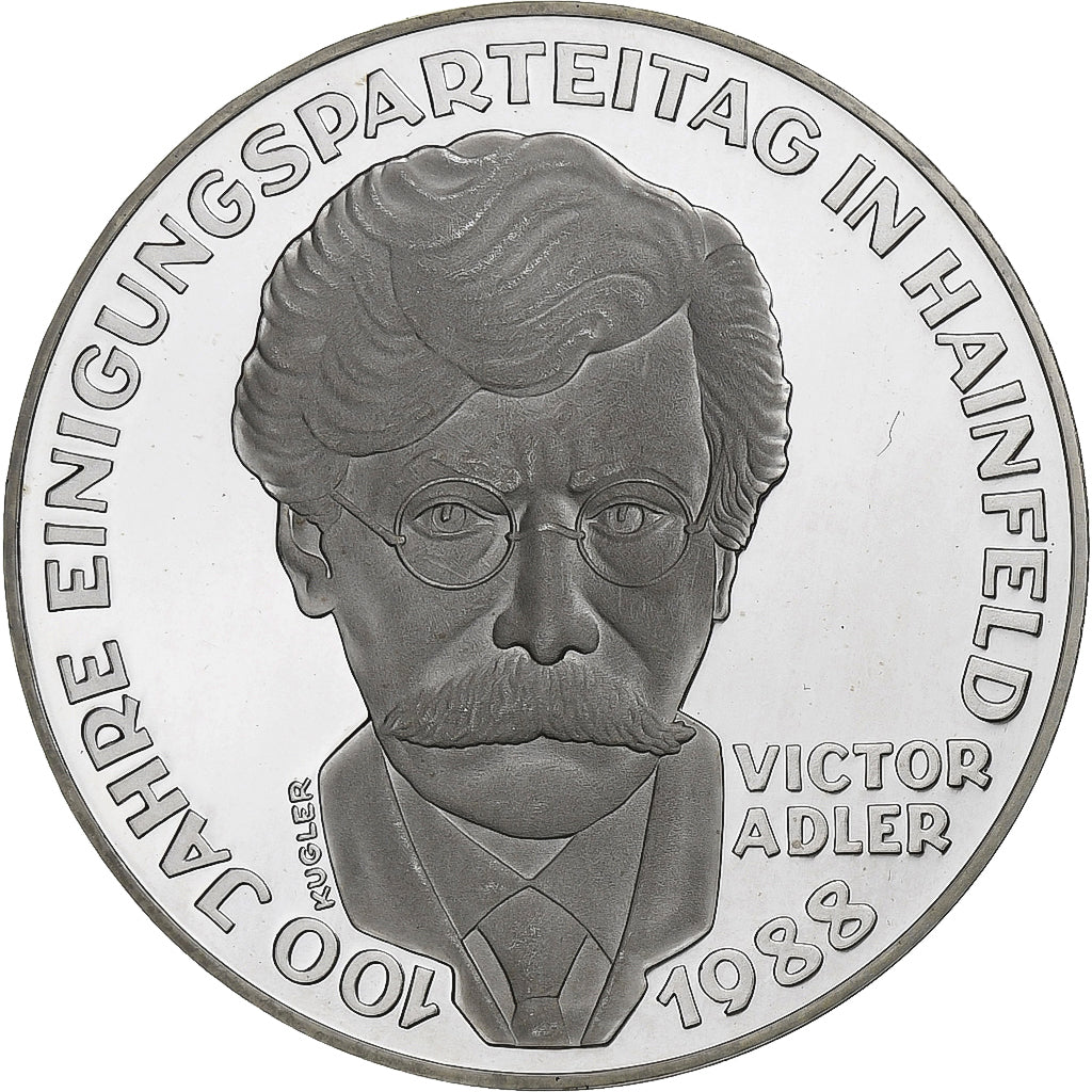 Austria, 500 Schilling, 1988, Vienna, FS, Argento, FDC, KM:2986