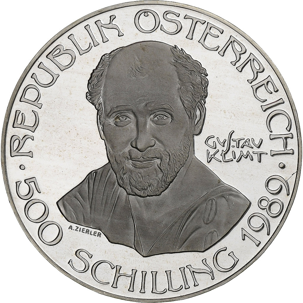 Austria, 500 Schilling, 1989, Vienna, Prueba, Plata, FDC, KM:2987
