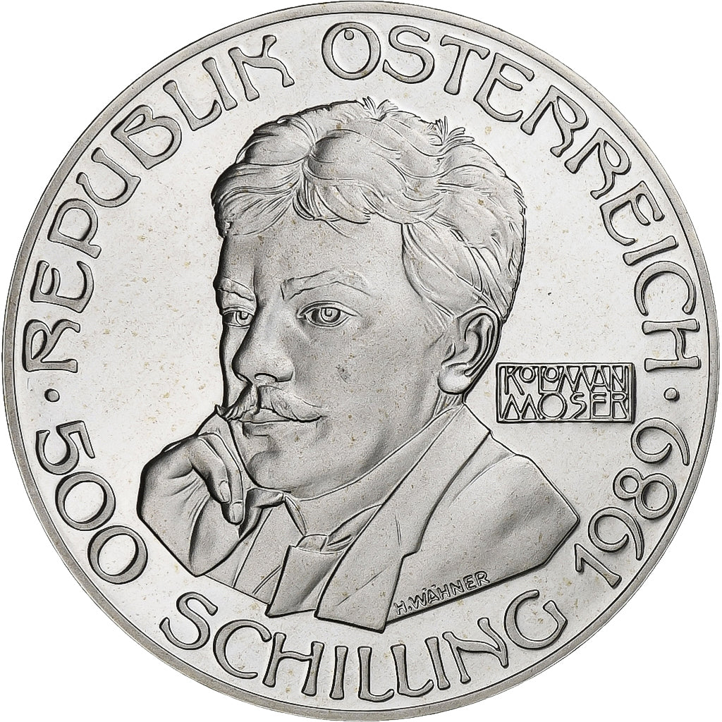 Austria, 500 Schilling, 1989, Vienna, FS, Argento, FDC, KM:2991