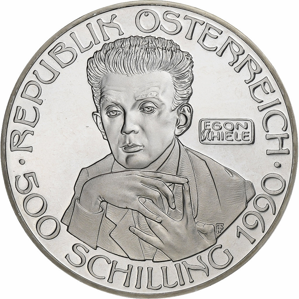 Austria, 500 Schilling, 1990, Vienna, Prueba, Plata, FDC, KM:2992