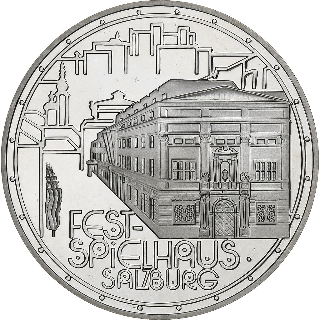 Oostenrijk, 500 Schilling, 1991, Vienna, Proof, Zilver, FDC, KM:3000