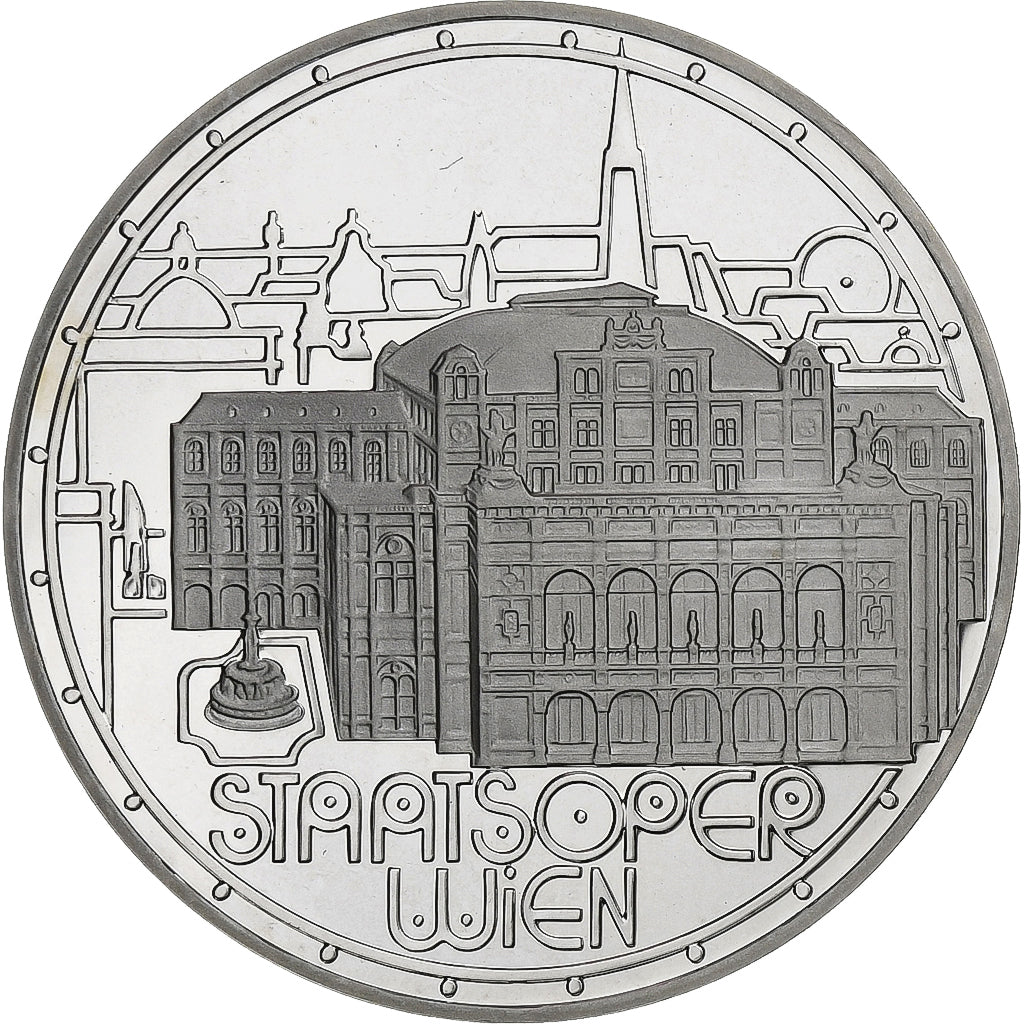 Austria, 500 Schilling, 1991, Vienna, Proof, Silver, MS(65-70), KM:3002