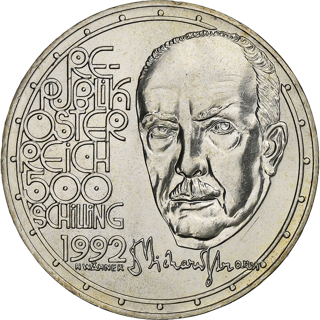 Austria, 500 Schilling, 1992, Vienna, Silver, MS(64), KM:3021