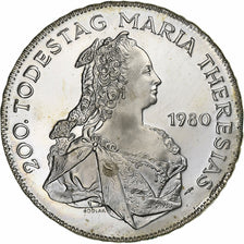 Austria, 500 Schilling, 1980, Vienna, Prueba, Plata, FDC, KM:2949