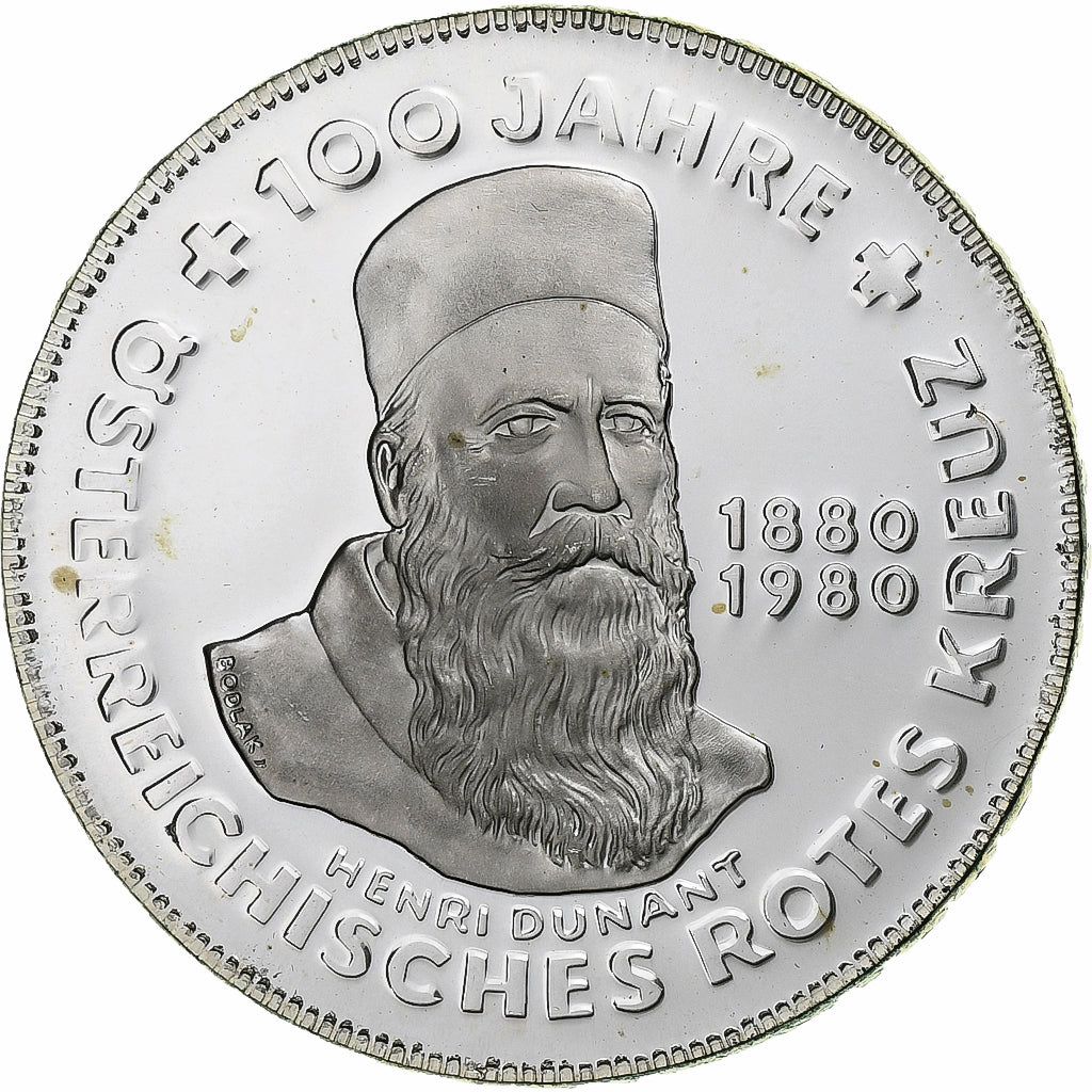 Österreich, 500 Schilling, 1980, Vienna, PP, Silber, STGL, KM:2950