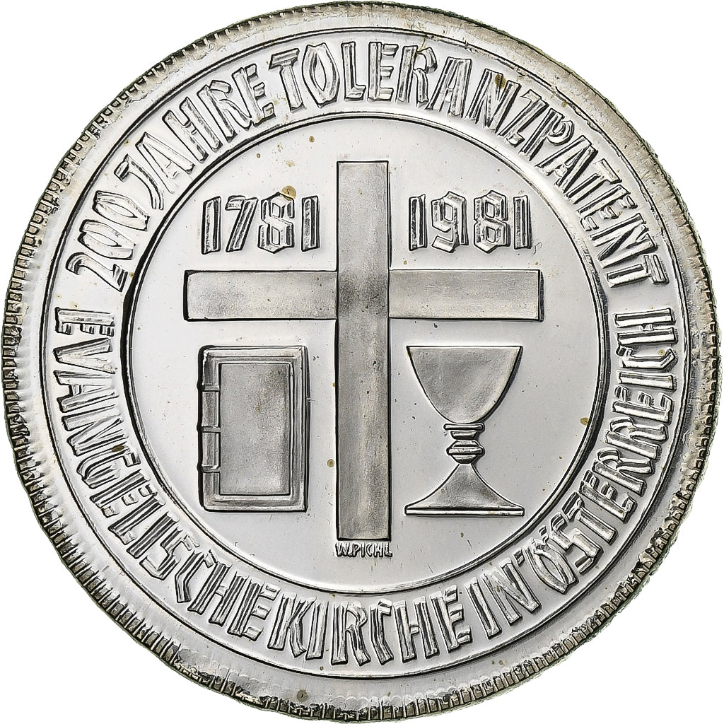 Oostenrijk, 500 Schilling, 1981, Vienna, Proof, Zilver, FDC, KM:2954