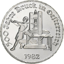 Austria, 500 Schilling, 1982, Vienna, Prueba, Plata, FDC, KM:2957