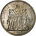 France, 10 Francs, Hercule, 1971, Paris, Silver, MS(63), KM:932