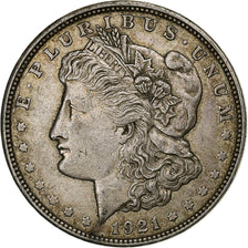 Stati Uniti, Dollar, Morgan, 1921, Denver, Argento, BB
