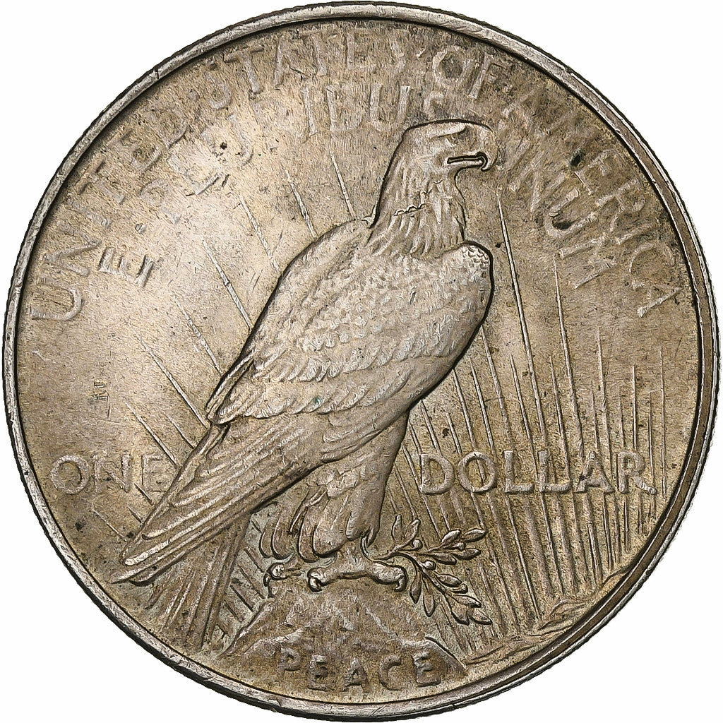 Verenigde Staten, Dollar, Peace, 1922, Philadelphia, Zilver, ZF+, KM:150