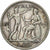 Italia, Vittorio Emanuele III, 20 Lire, 1927, Rome, Plata, MBC, KM:69