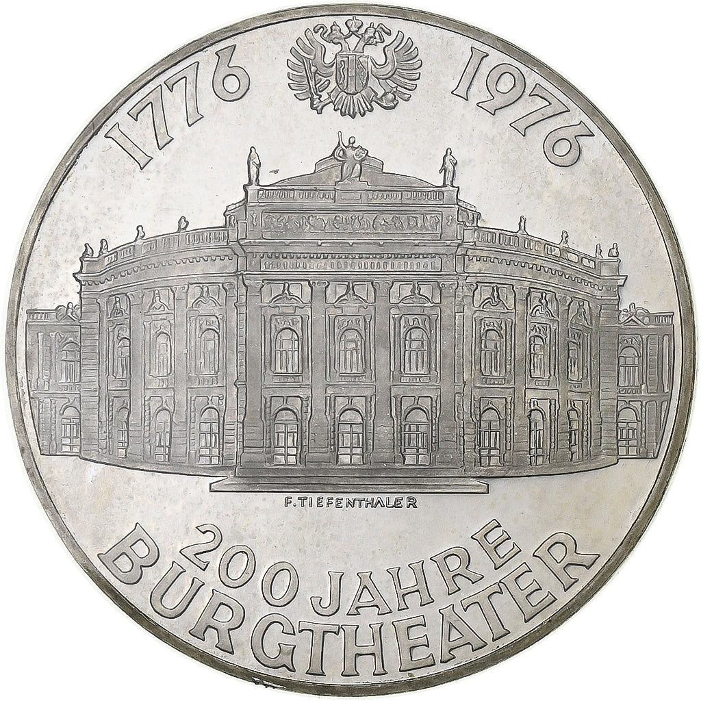 Autriche, 100 Schilling, 1976, Vienne, BE, Argent, FDC, KM:2930