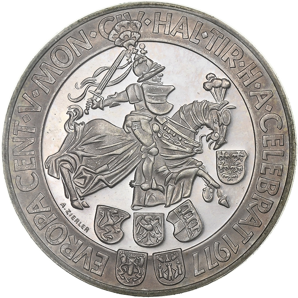 Autriche, 100 Schilling, 1977, Vienne, BE, Argent, FDC, KM:2936