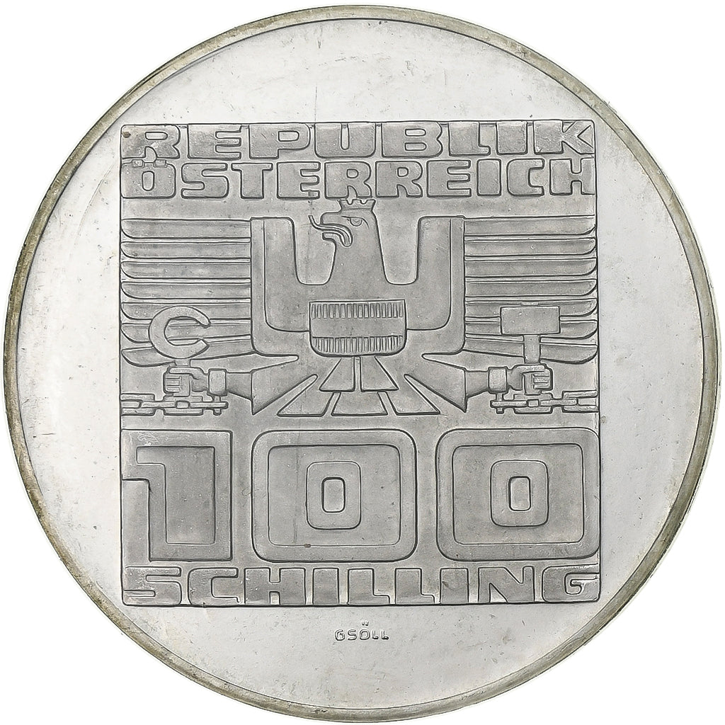 Autriche, 100 Schilling, 1978, Vienne, BE, Argent, FDC, KM:2938