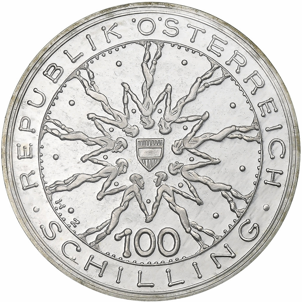 Austria, 100 Schilling, 1978, Vienna, FS, Argento, FDC, KM:2939