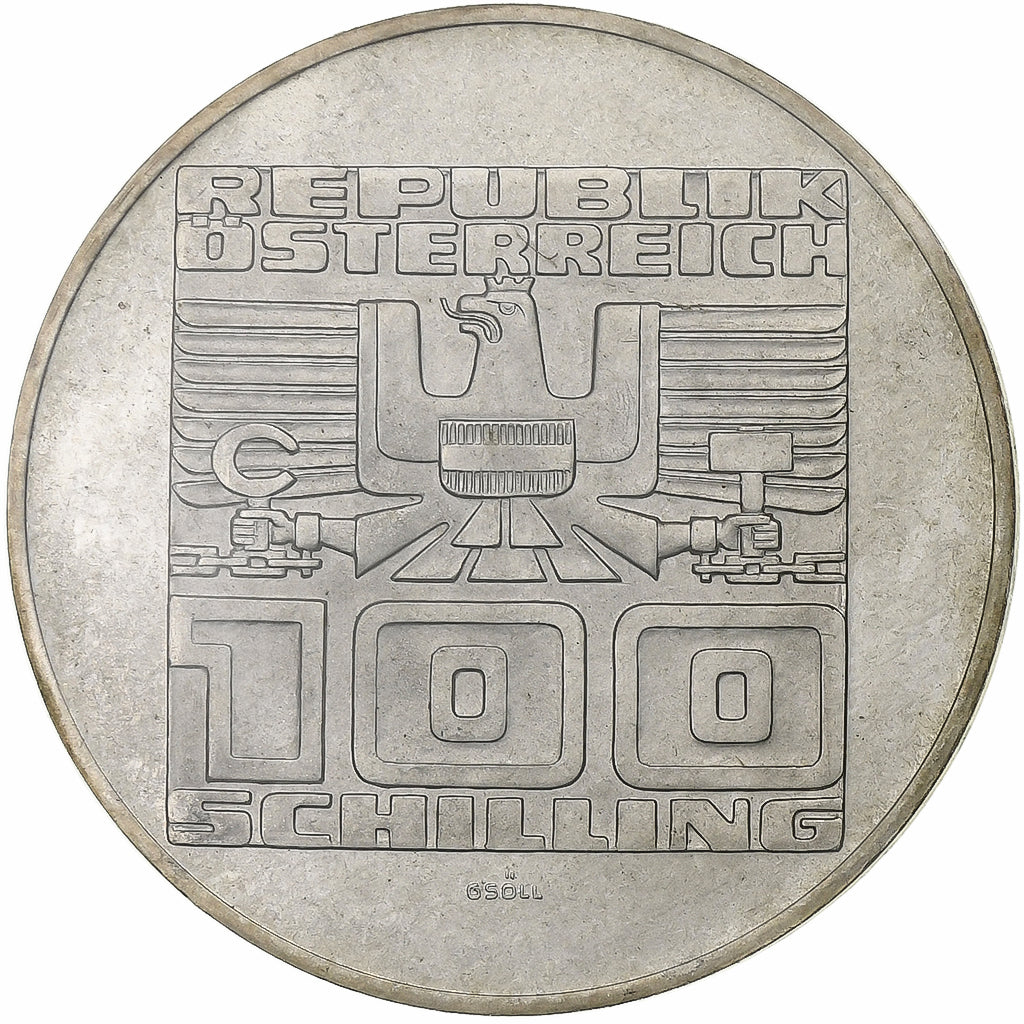 Autriche, 100 Schilling, 1978, Vienne, BE, Argent, FDC, KM:2940