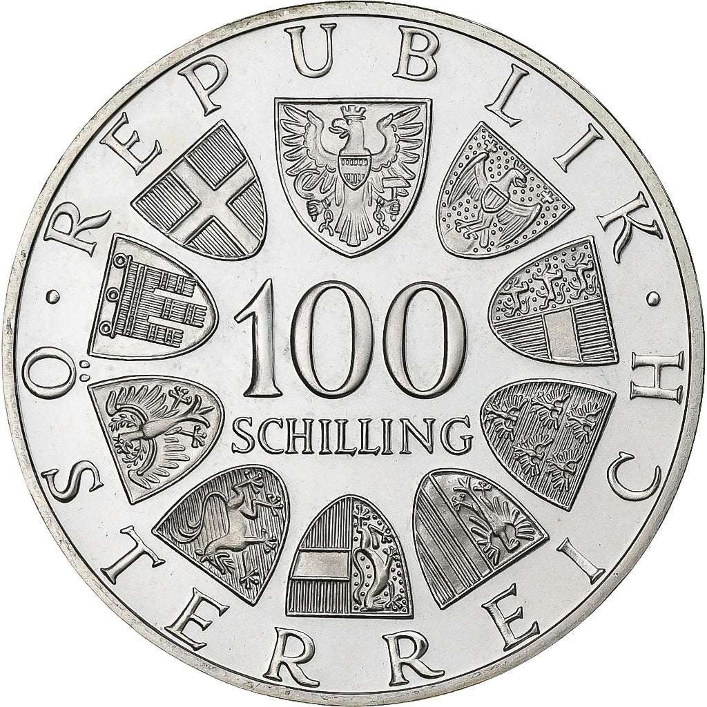 Austria, 100 Schilling, 1979, Vienna, FS, Argento, SPL, KM:2945
